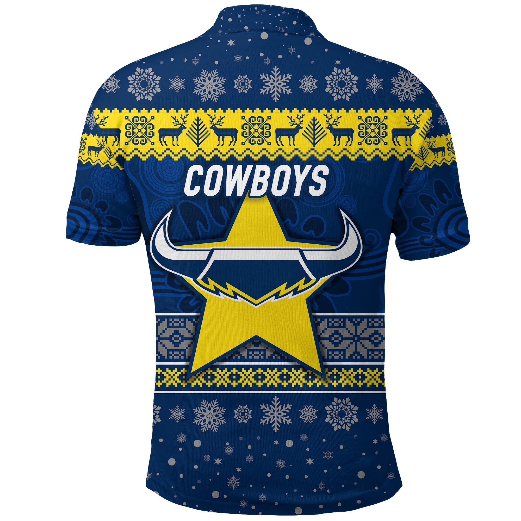 North Queensland Cowboys Polo Shirt Christmas Simple Style - Vibe Hoodie Shop