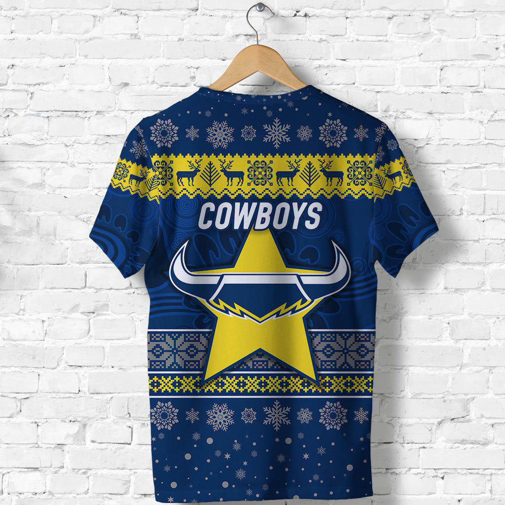 North Queensland Cowboys T shirt Christmas Simple Style - Vibe Hoodie Shop