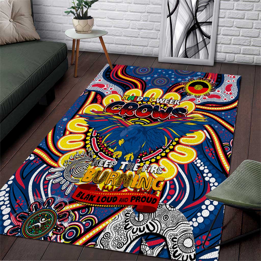 Adelaide Crows NAIDOC Week 2024 Area Rug Mascot Football - Vibe Hoodie Shop