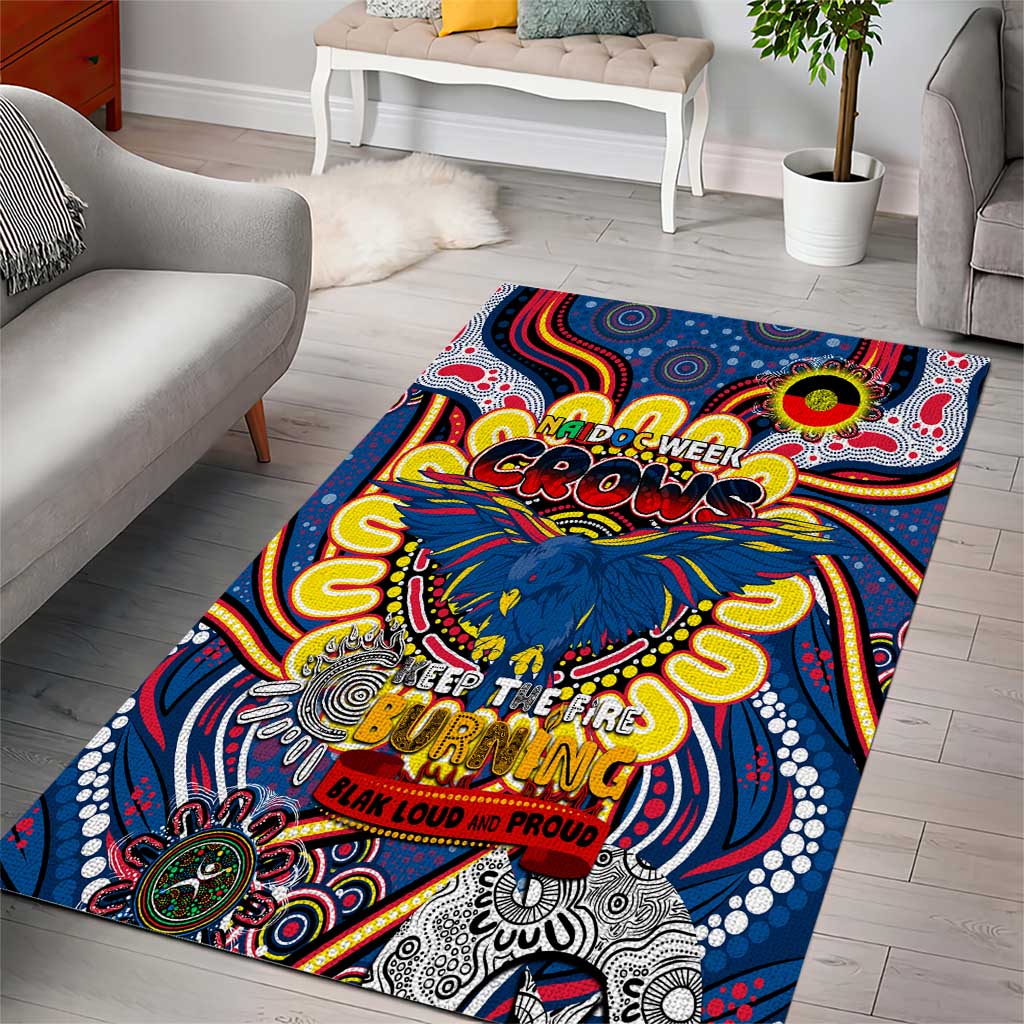 Adelaide Crows NAIDOC Week 2024 Area Rug Mascot Football - Vibe Hoodie Shop