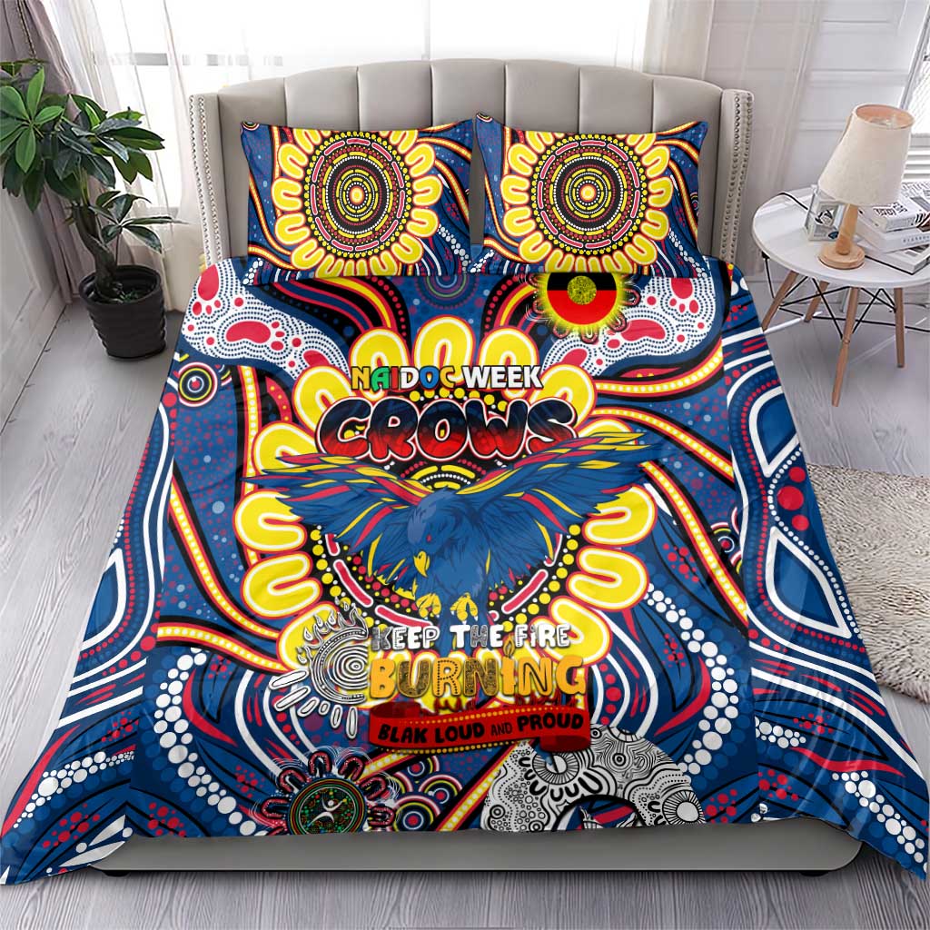 Adelaide Crows NAIDOC Week 2024 Bedding Set Mascot Football - Vibe Hoodie Shop