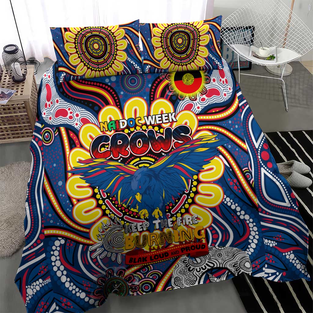 Adelaide Crows NAIDOC Week 2024 Bedding Set Mascot Football - Vibe Hoodie Shop