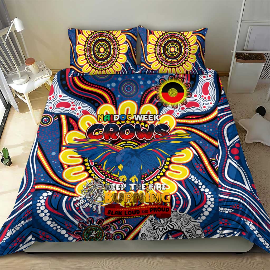 Adelaide Crows NAIDOC Week 2024 Bedding Set Mascot Football - Vibe Hoodie Shop