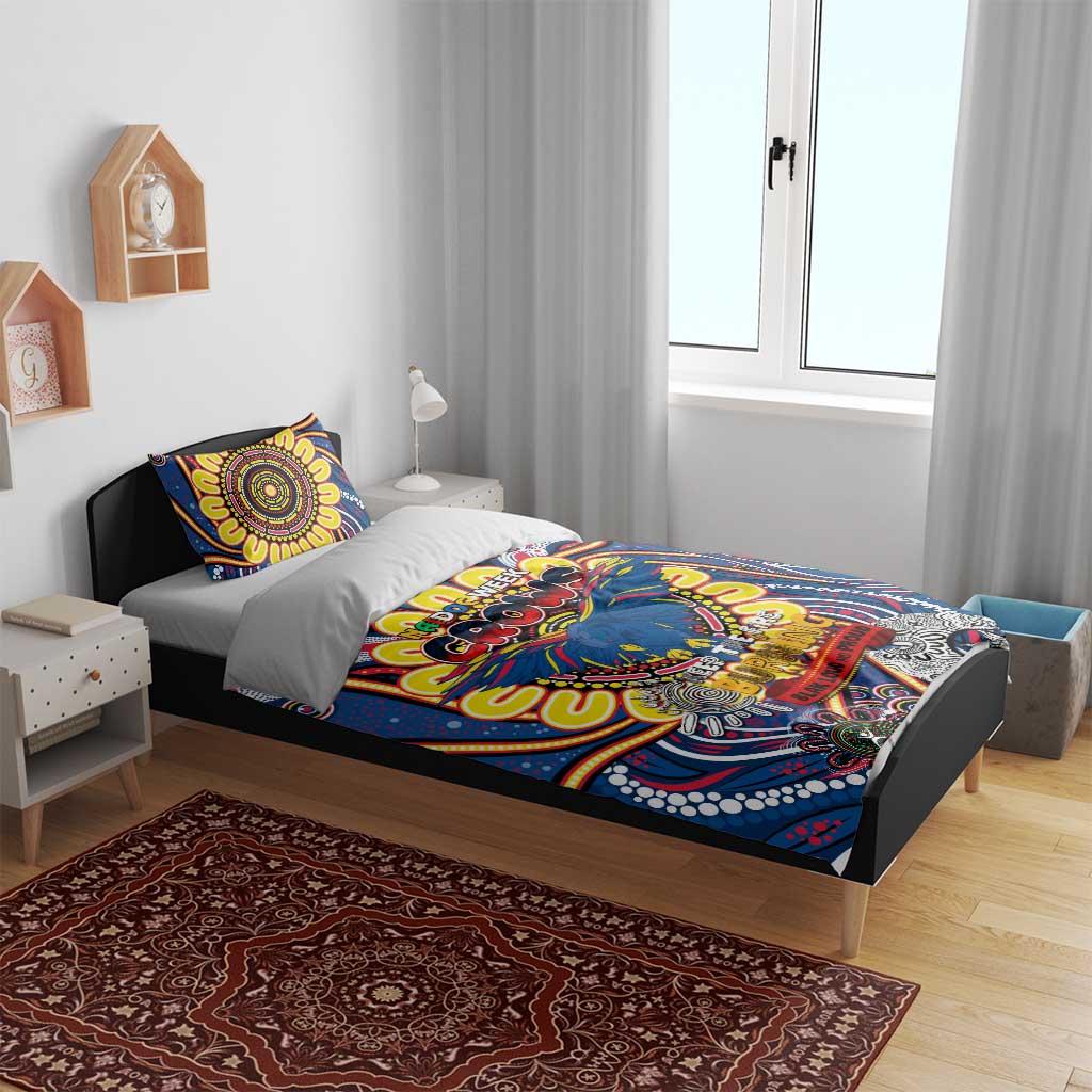 Adelaide Crows NAIDOC Week 2024 Bedding Set Mascot Football - Vibe Hoodie Shop