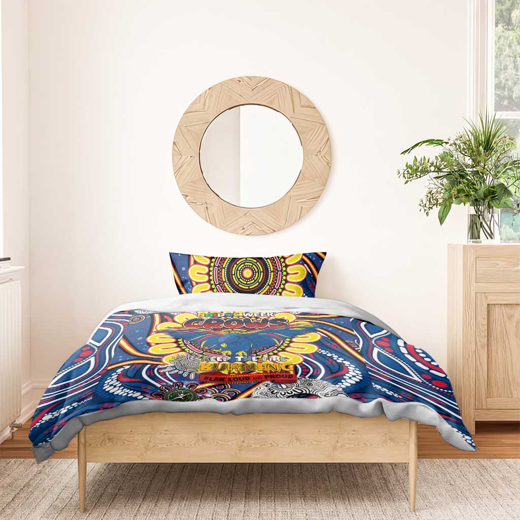 Adelaide Crows NAIDOC Week 2024 Bedding Set Mascot Football - Vibe Hoodie Shop