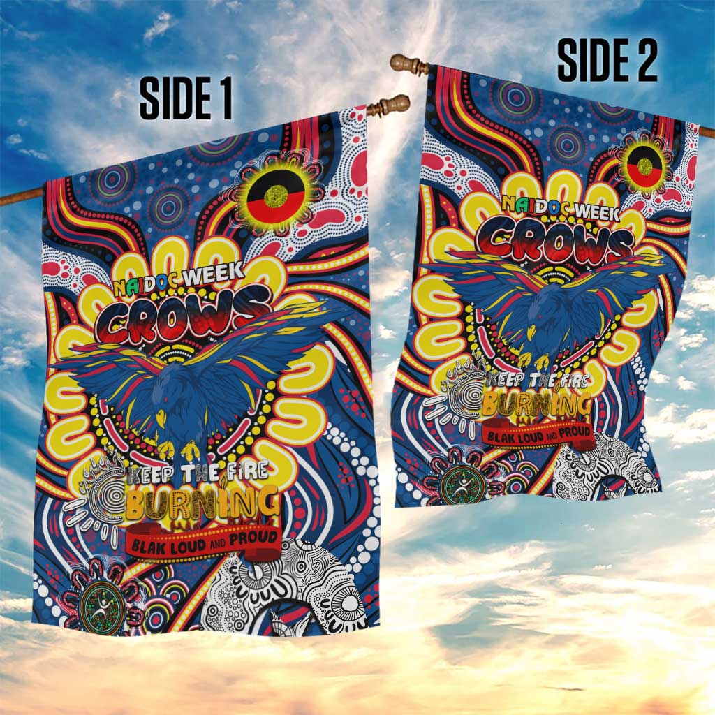 Adelaide Crows NAIDOC Week 2024 Garden Flag Mascot Football - Vibe Hoodie Shop