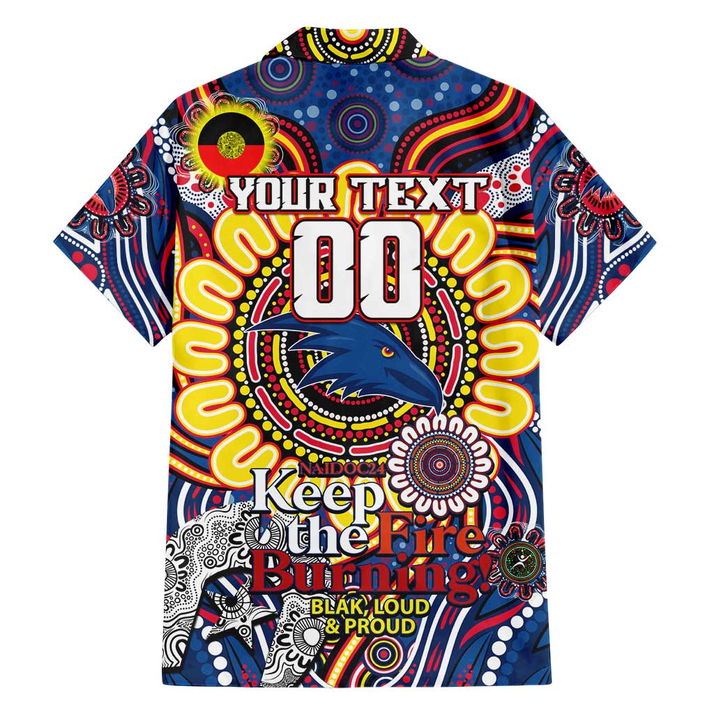 Custom Adelaide Crows NAIDOC Week 2024 Hawaiian Shirt Mascot Football - Vibe Hoodie Shop