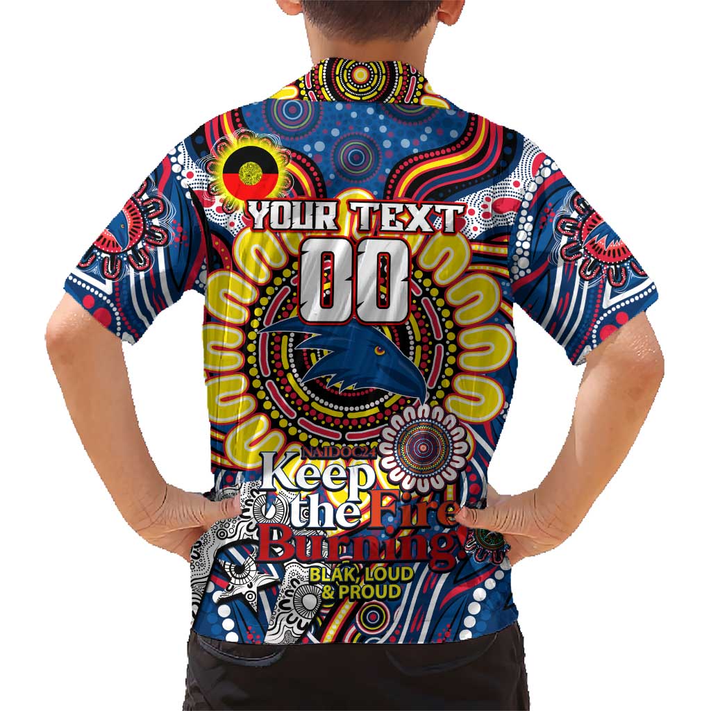 Custom Adelaide Crows NAIDOC Week 2024 Hawaiian Shirt Mascot Football - Vibe Hoodie Shop