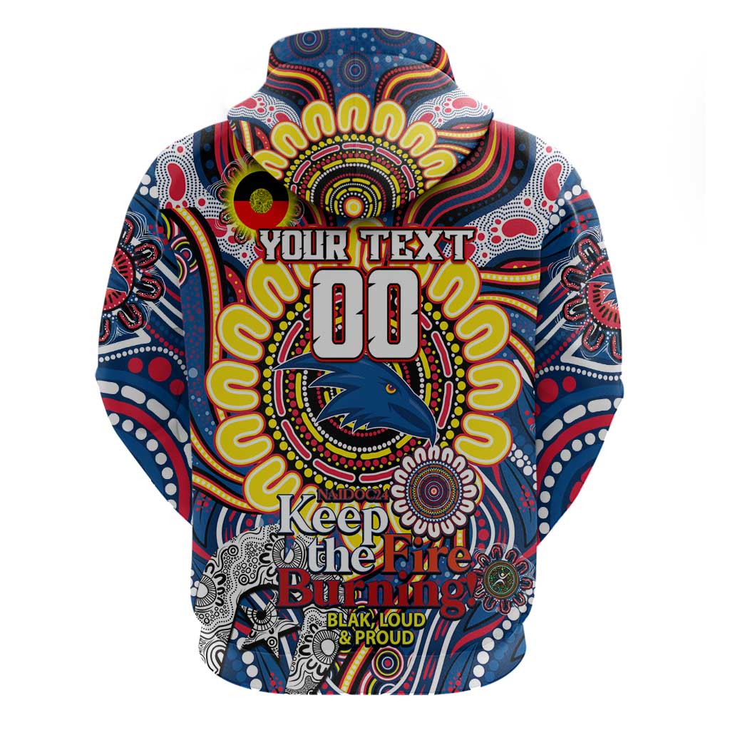 Custom Adelaide Crows NAIDOC Week 2024 Hoodie Mascot Football - Vibe Hoodie Shop