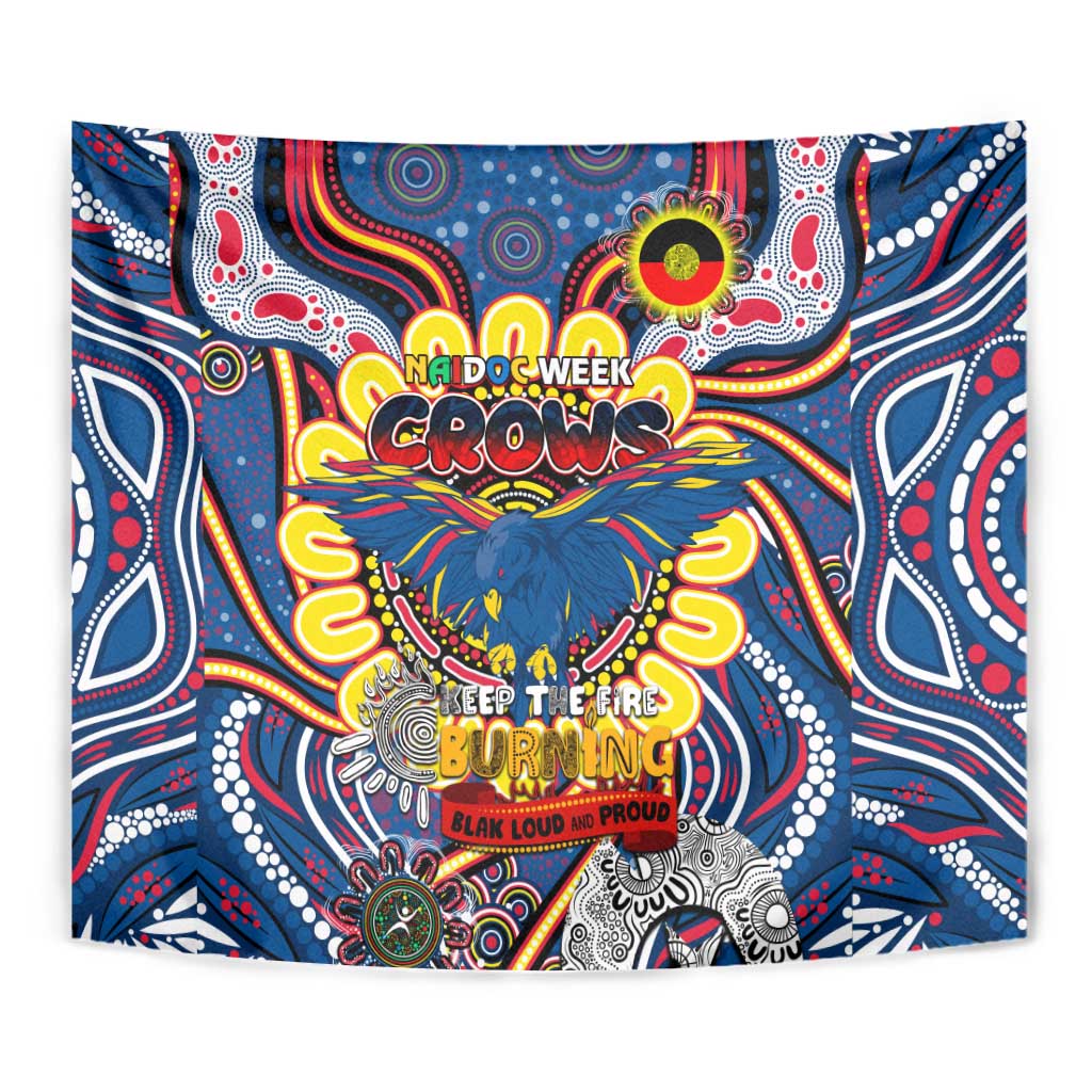 Adelaide Crows NAIDOC Week 2024 Tapestry Mascot Football - Vibe Hoodie Shop