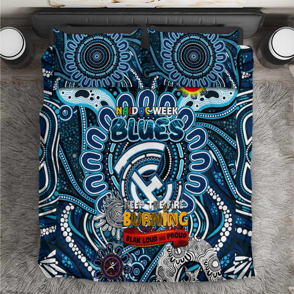Carlton Blues NAIDOC Week 2024 Bedding Set Mascot Football - Vibe Hoodie Shop