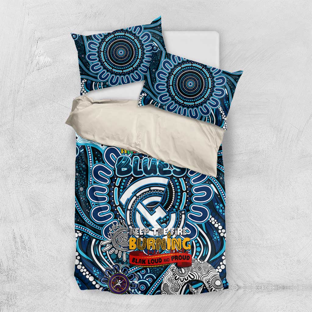 Carlton Blues NAIDOC Week 2024 Bedding Set Mascot Football - Vibe Hoodie Shop