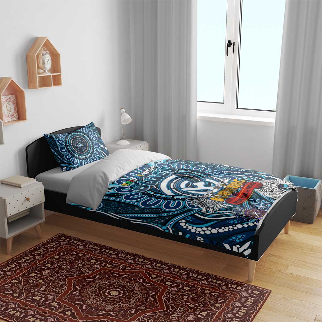 Carlton Blues NAIDOC Week 2024 Bedding Set Mascot Football - Vibe Hoodie Shop