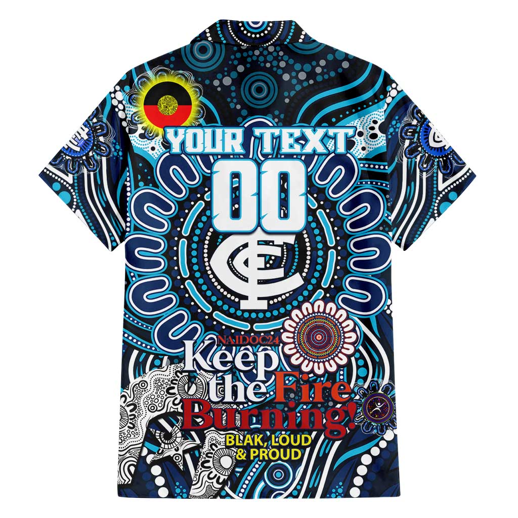 Custom Carlton Blues NAIDOC Week 2024 Hawaiian Shirt Mascot Football - Vibe Hoodie Shop