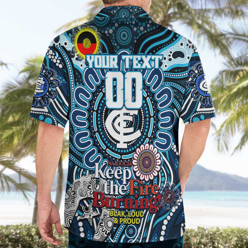 Custom Carlton Blues NAIDOC Week 2024 Hawaiian Shirt Mascot Football - Vibe Hoodie Shop