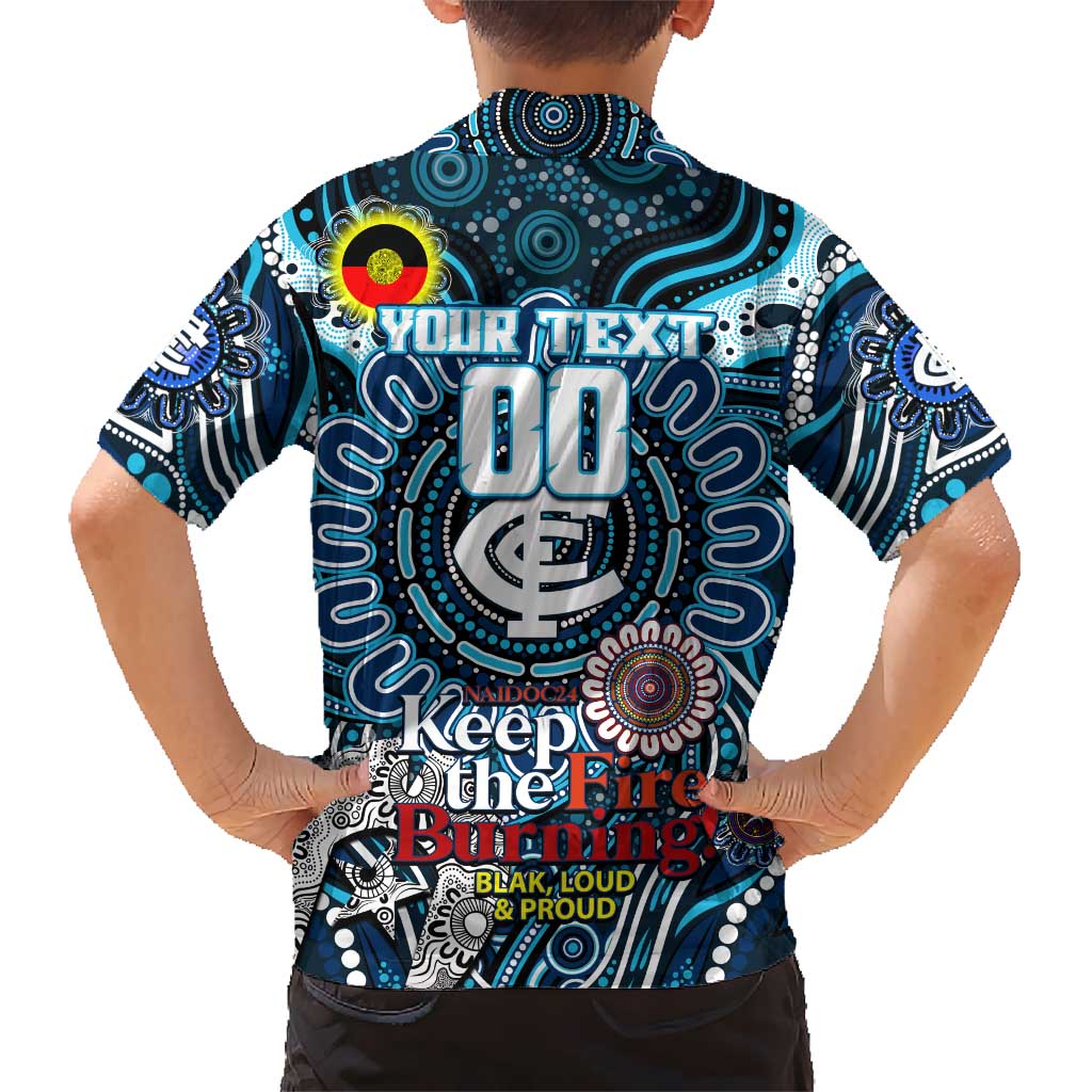 Custom Carlton Blues NAIDOC Week 2024 Hawaiian Shirt Mascot Football - Vibe Hoodie Shop