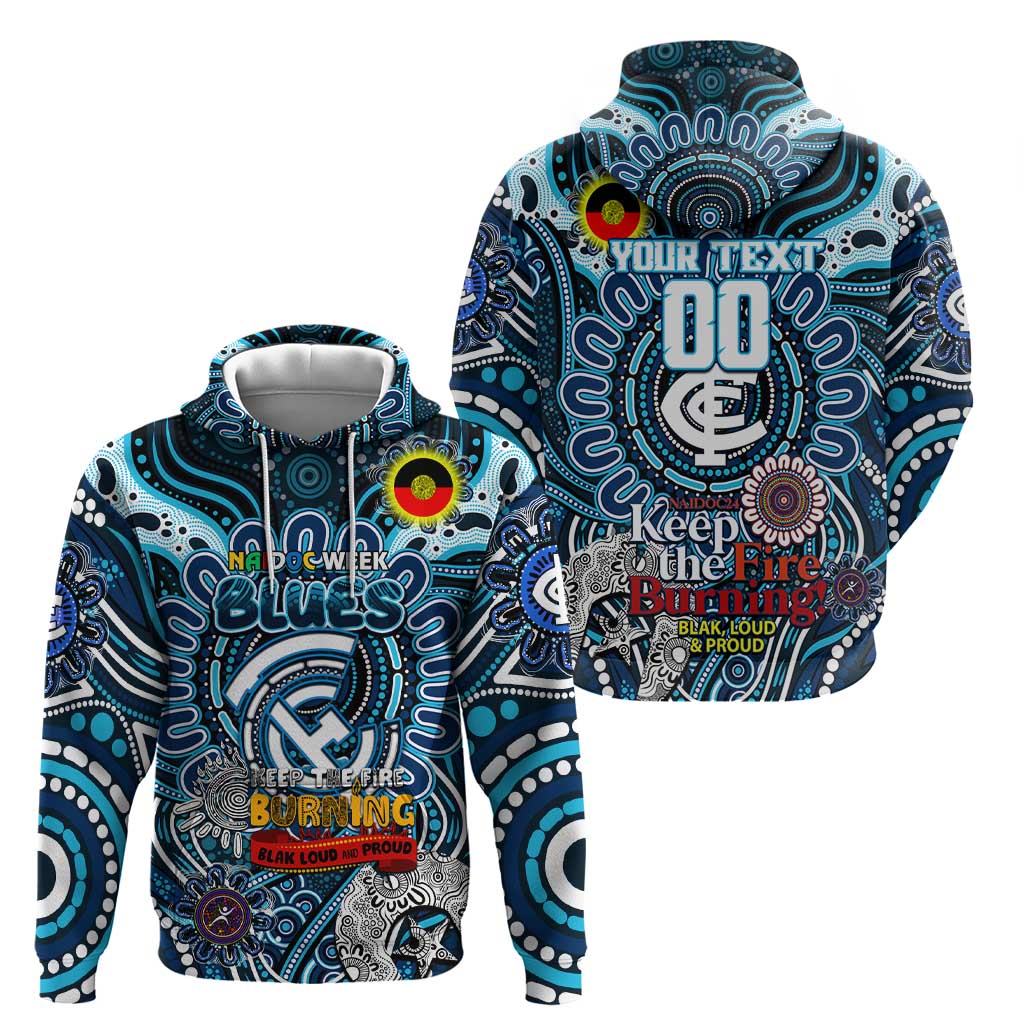 Custom Carlton Blues NAIDOC Week 2024 Hoodie Mascot Football - Vibe Hoodie Shop