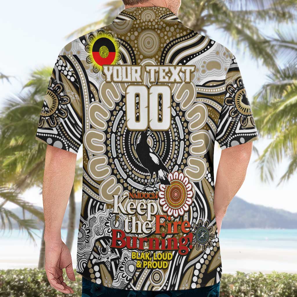 Custom Collingwood Magpies NAIDOC Week 2024 Hawaiian Shirt Mascot Football - Vibe Hoodie Shop