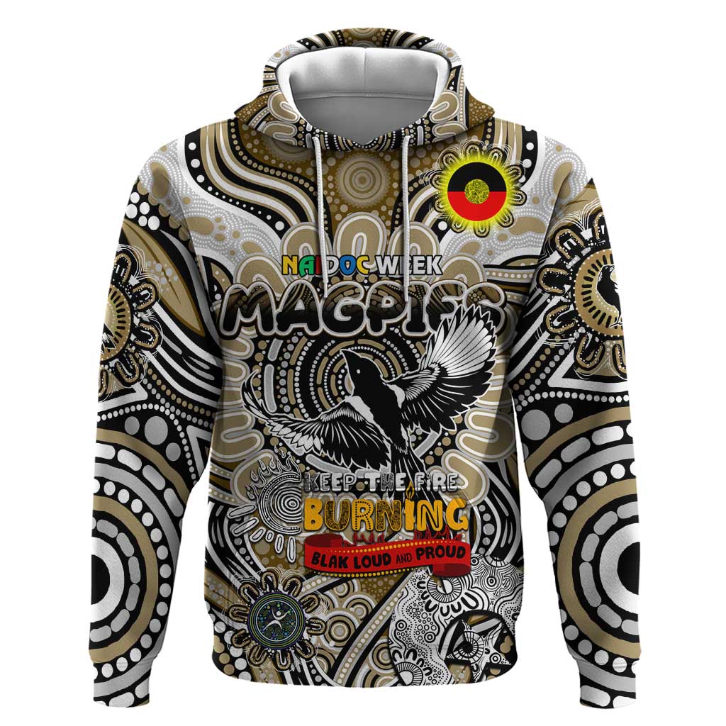 Custom Collingwood Magpies NAIDOC Week 2024 Hoodie Mascot Football - Vibe Hoodie Shop