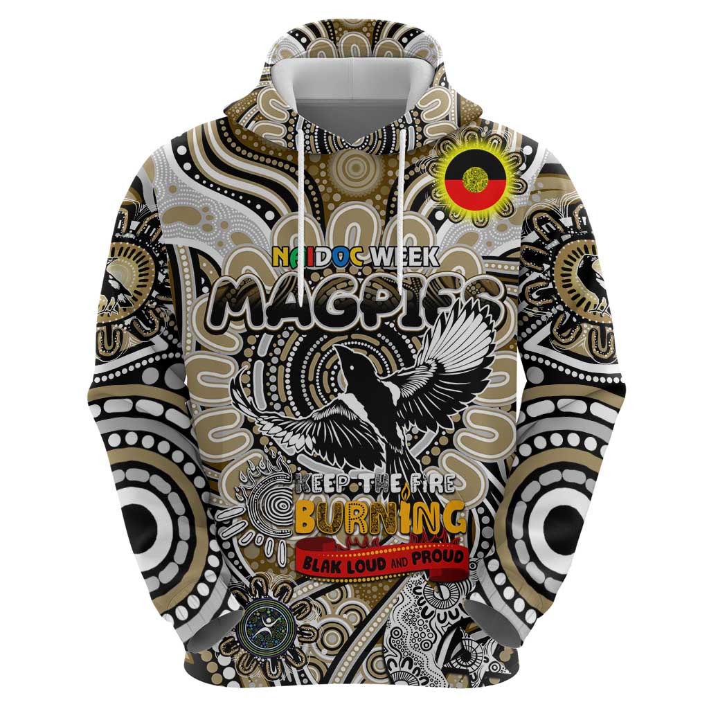 Custom Collingwood Magpies NAIDOC Week 2024 Hoodie Mascot Football - Vibe Hoodie Shop