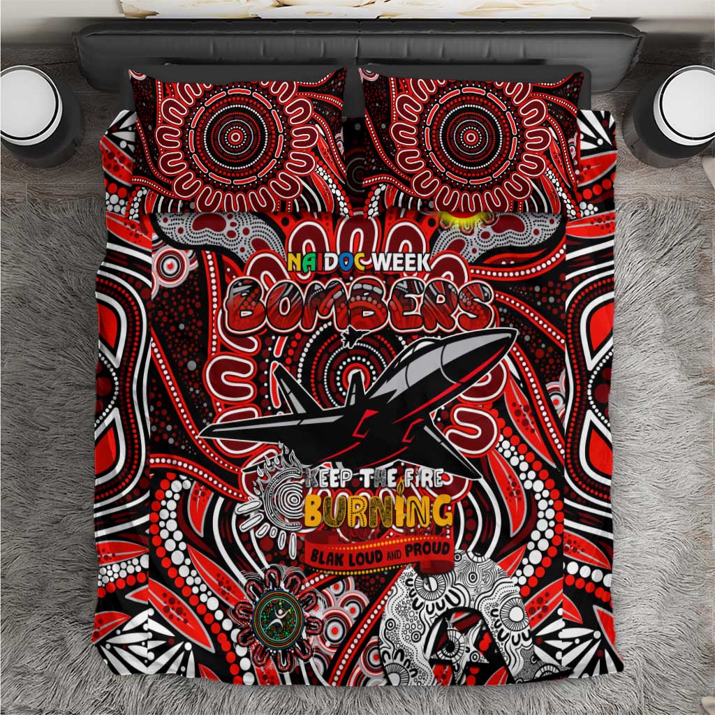 Essendon Bombers NAIDOC Week 2024 Bedding Set Mascot Football - Vibe Hoodie Shop