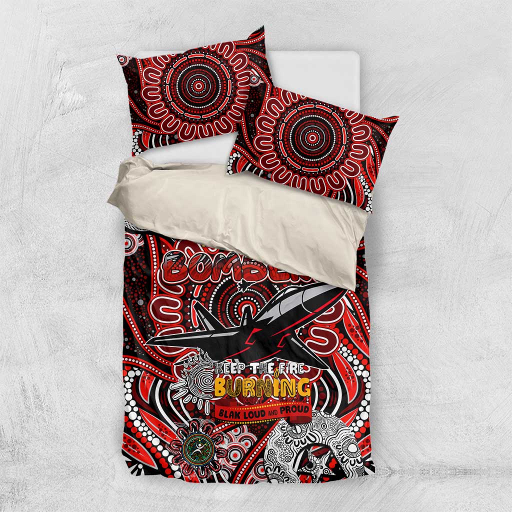 Essendon Bombers NAIDOC Week 2024 Bedding Set Mascot Football - Vibe Hoodie Shop