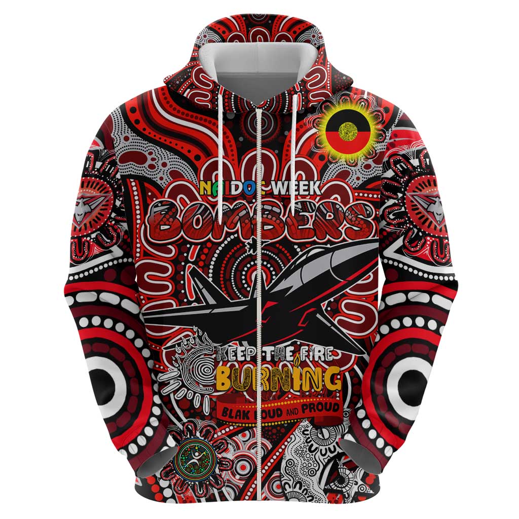 Custom Essendon Bombers NAIDOC Week 2024 Hoodie Mascot Football - Vibe Hoodie Shop