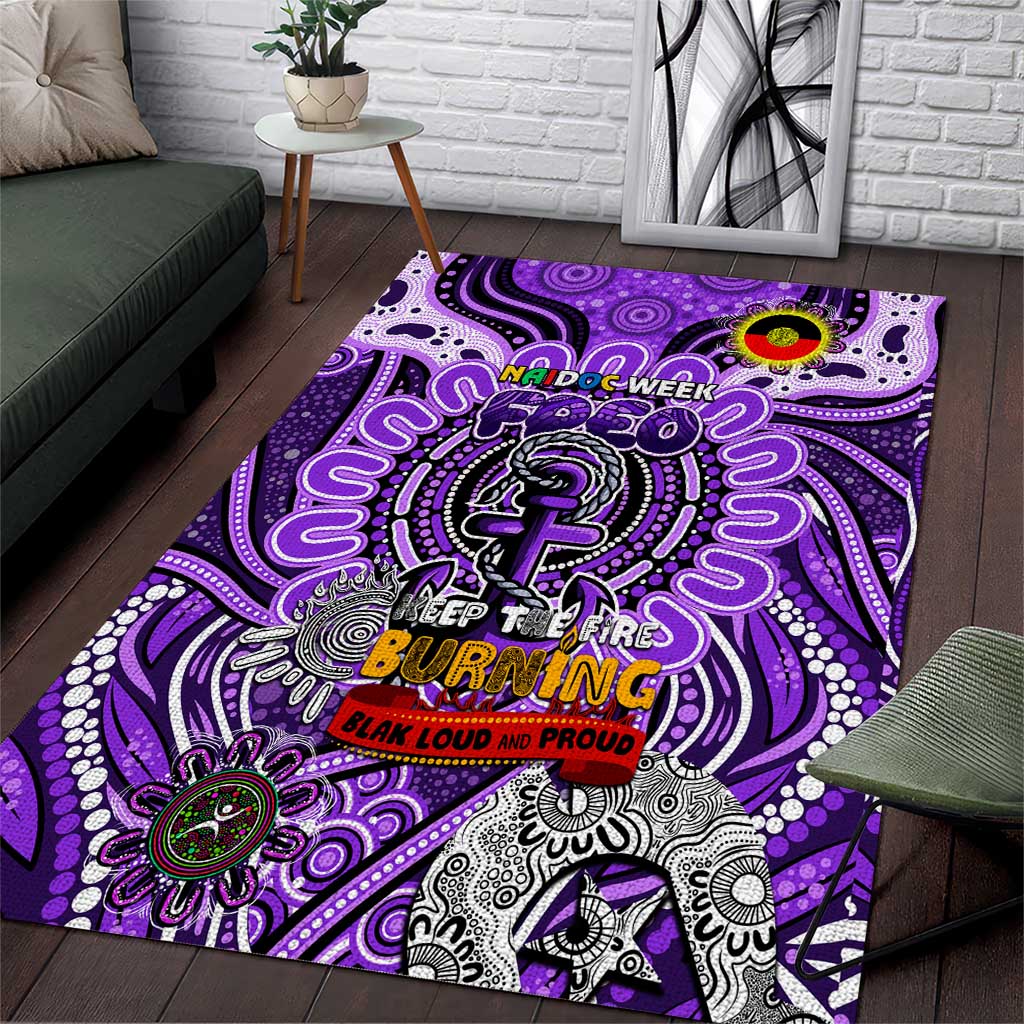 Fremantle Dockers Freo NAIDOC Week 2024 Area Rug Mascot Football - Vibe Hoodie Shop