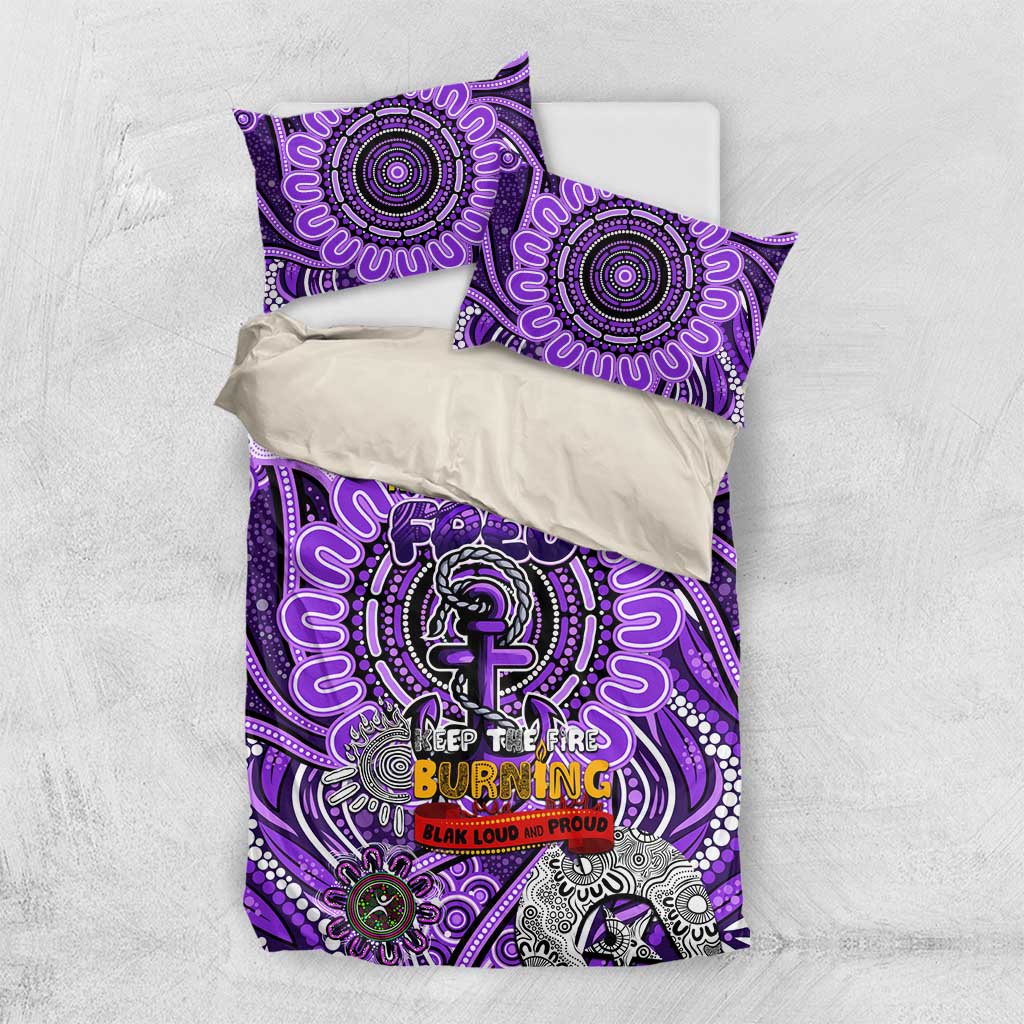Fremantle Dockers Freo NAIDOC Week 2024 Bedding Set Mascot Football - Vibe Hoodie Shop