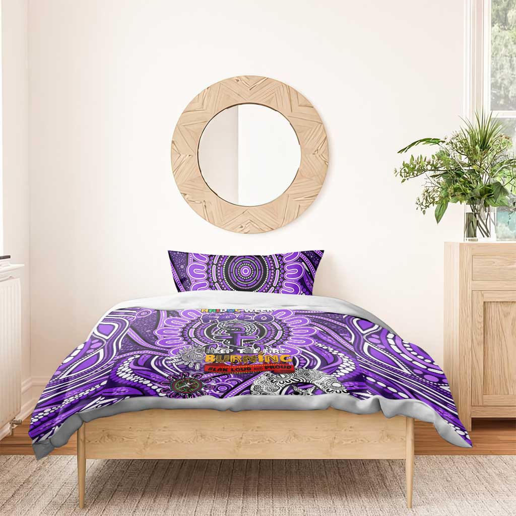 Fremantle Dockers Freo NAIDOC Week 2024 Bedding Set Mascot Football - Vibe Hoodie Shop