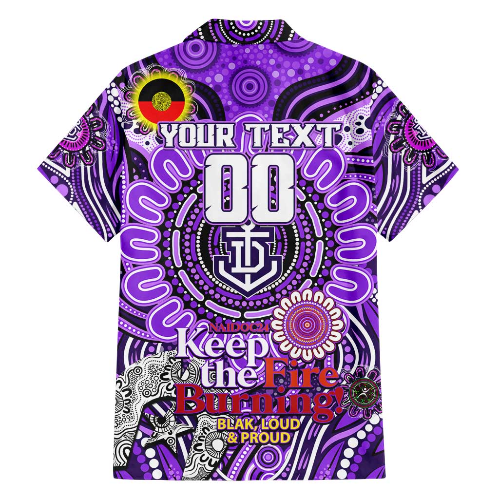 Custom Fremantle Dockers Freo NAIDOC Week 2024 Hawaiian Shirt Mascot Football - Vibe Hoodie Shop