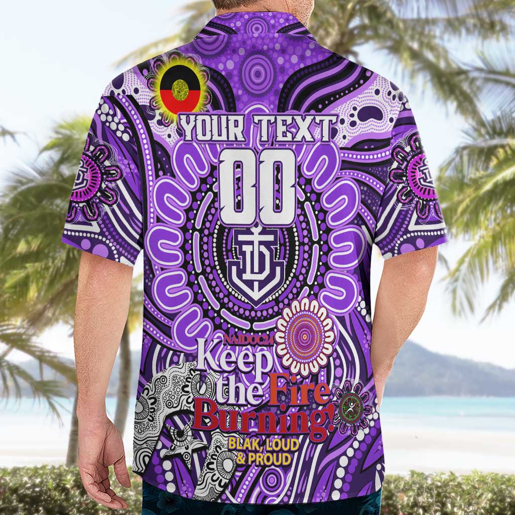 Custom Fremantle Dockers Freo NAIDOC Week 2024 Hawaiian Shirt Mascot Football - Vibe Hoodie Shop