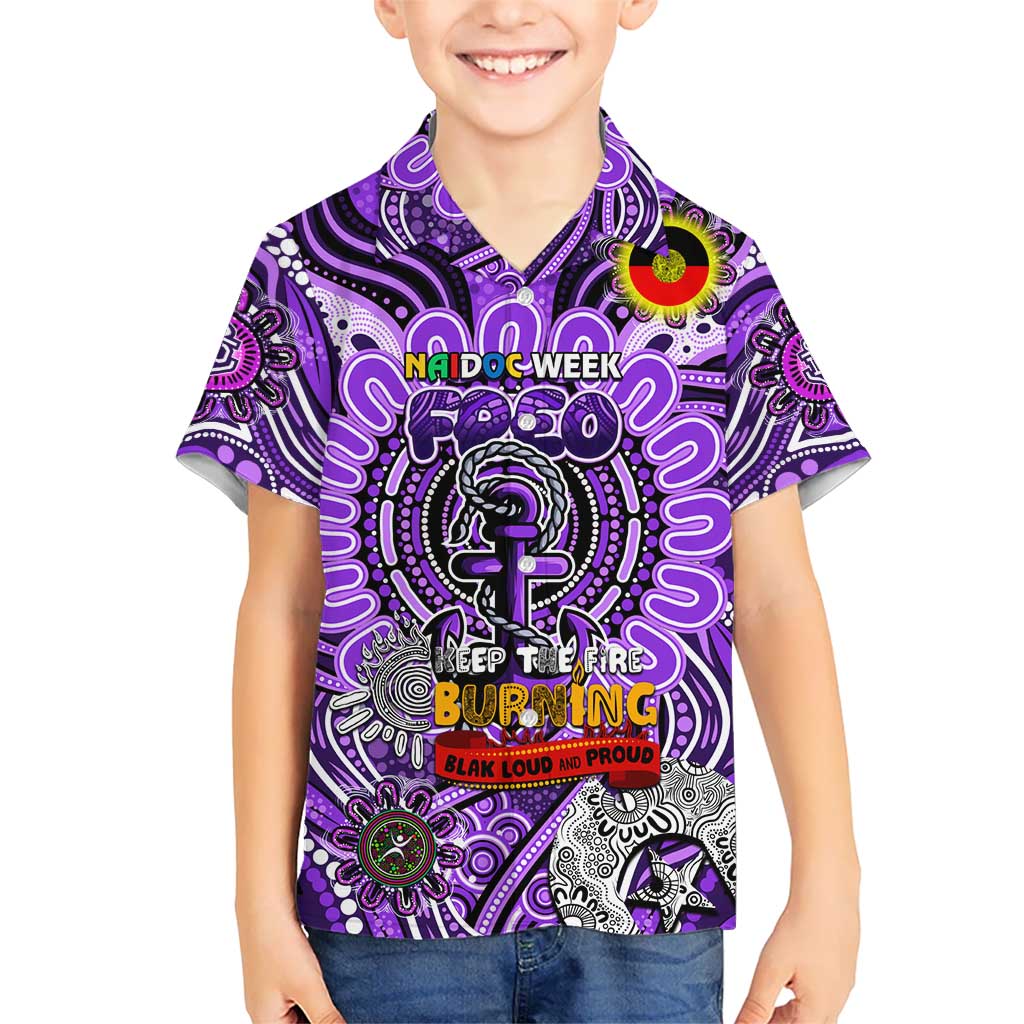 Custom Fremantle Dockers Freo NAIDOC Week 2024 Hawaiian Shirt Mascot Football - Vibe Hoodie Shop