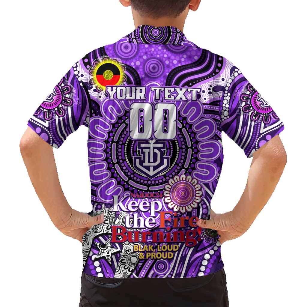 Custom Fremantle Dockers Freo NAIDOC Week 2024 Hawaiian Shirt Mascot Football - Vibe Hoodie Shop