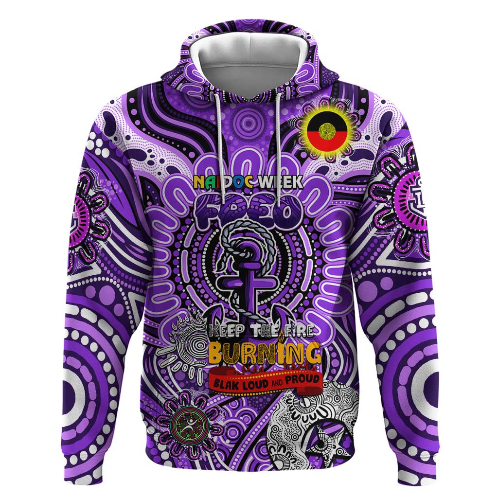 Custom Fremantle Dockers Freo NAIDOC Week 2024 Hoodie Mascot Football - Vibe Hoodie Shop