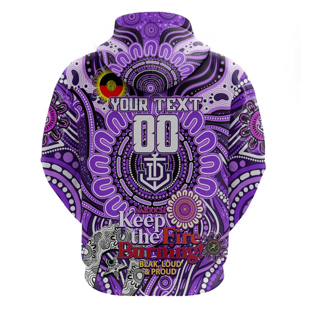 Custom Fremantle Dockers Freo NAIDOC Week 2024 Hoodie Mascot Football - Vibe Hoodie Shop