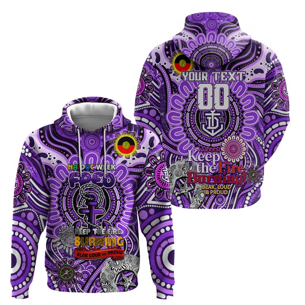 Custom Fremantle Dockers Freo NAIDOC Week 2024 Hoodie Mascot Football - Vibe Hoodie Shop