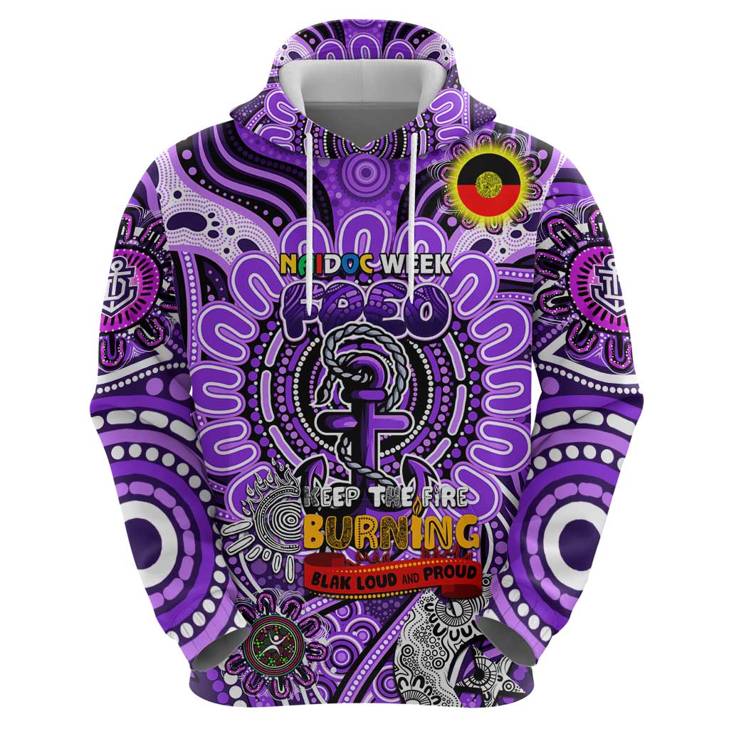 Custom Fremantle Dockers Freo NAIDOC Week 2024 Hoodie Mascot Football - Vibe Hoodie Shop