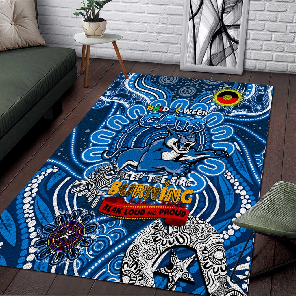 Geelong Cats NAIDOC Week 2024 Area Rug Mascot Football - Vibe Hoodie Shop