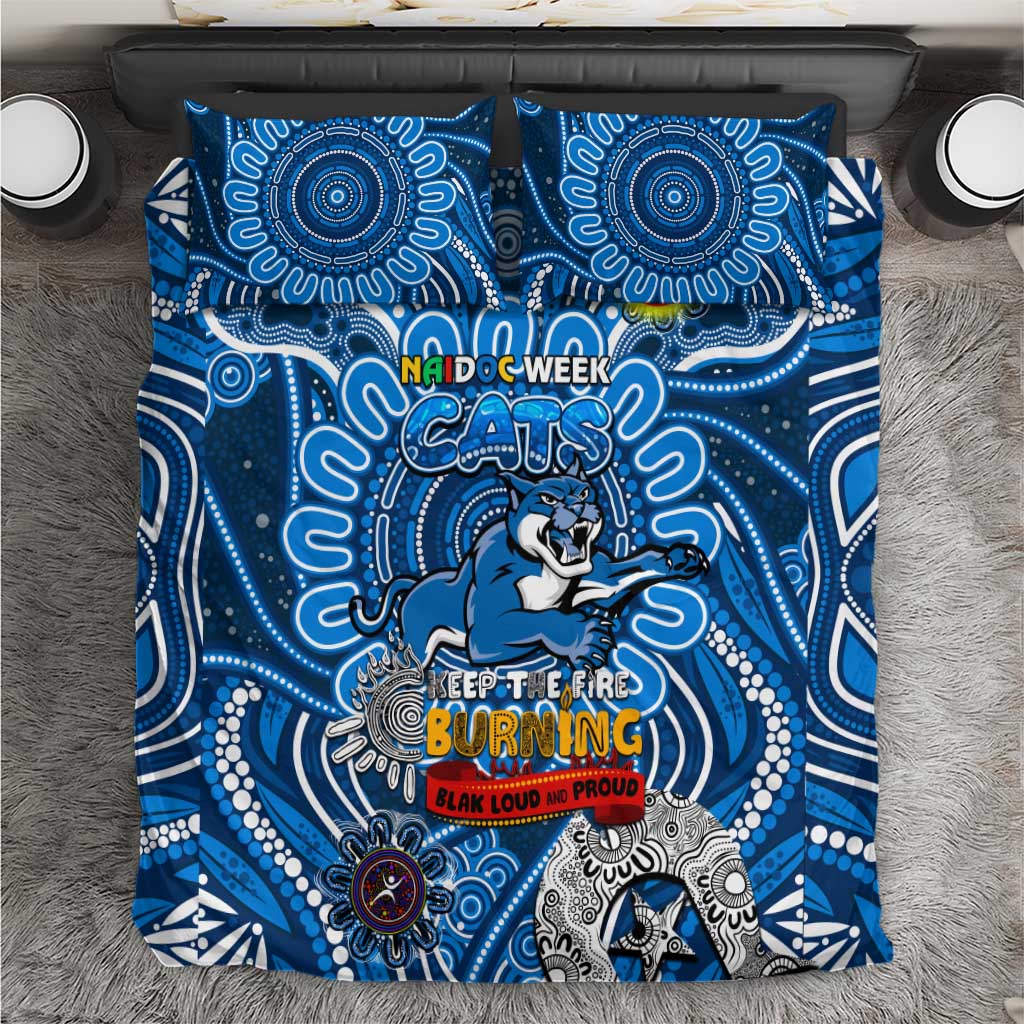 Geelong Cats NAIDOC Week 2024 Bedding Set Mascot Football - Vibe Hoodie Shop