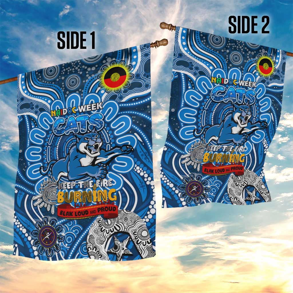 Geelong Cats NAIDOC Week 2024 Garden Flag Mascot Football - Vibe Hoodie Shop