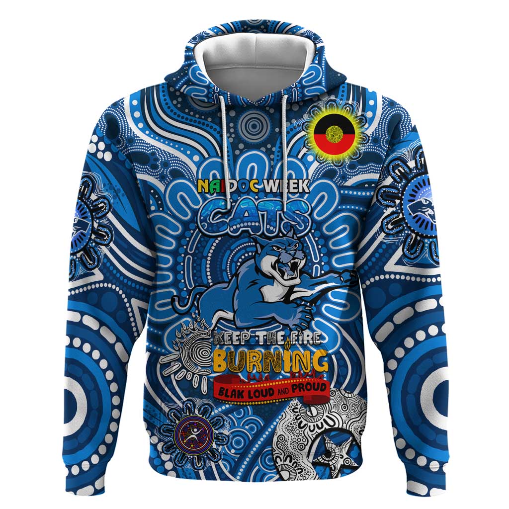 Custom Geelong Cats NAIDOC Week 2024 Hoodie Mascot Football - Vibe Hoodie Shop