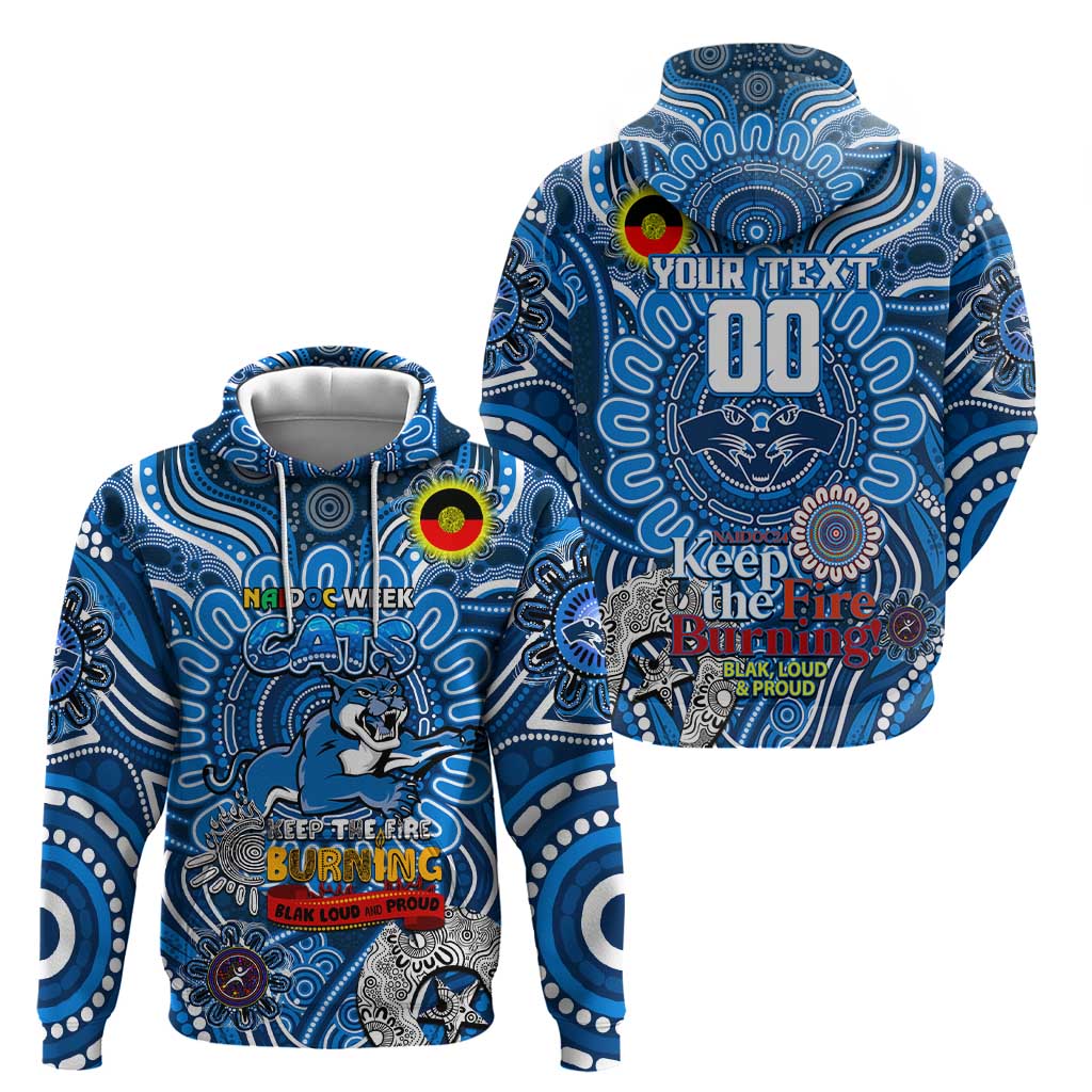 Custom Geelong Cats NAIDOC Week 2024 Hoodie Mascot Football - Vibe Hoodie Shop
