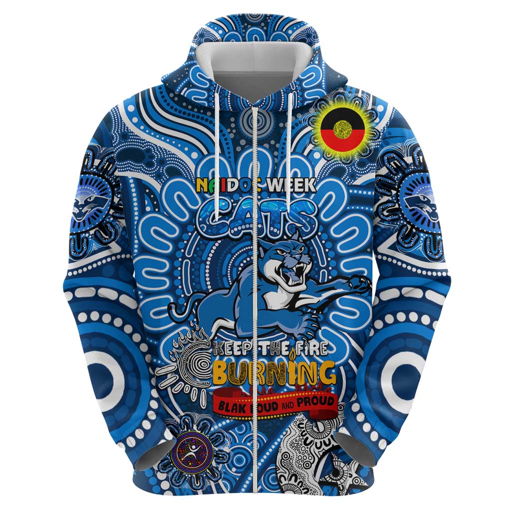 Custom Geelong Cats NAIDOC Week 2024 Hoodie Mascot Football - Vibe Hoodie Shop