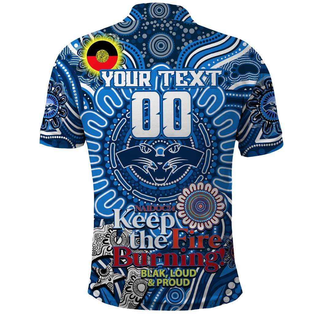 Custom Geelong Cats NAIDOC Week 2024 Polo Shirt Mascot Football - Vibe Hoodie Shop