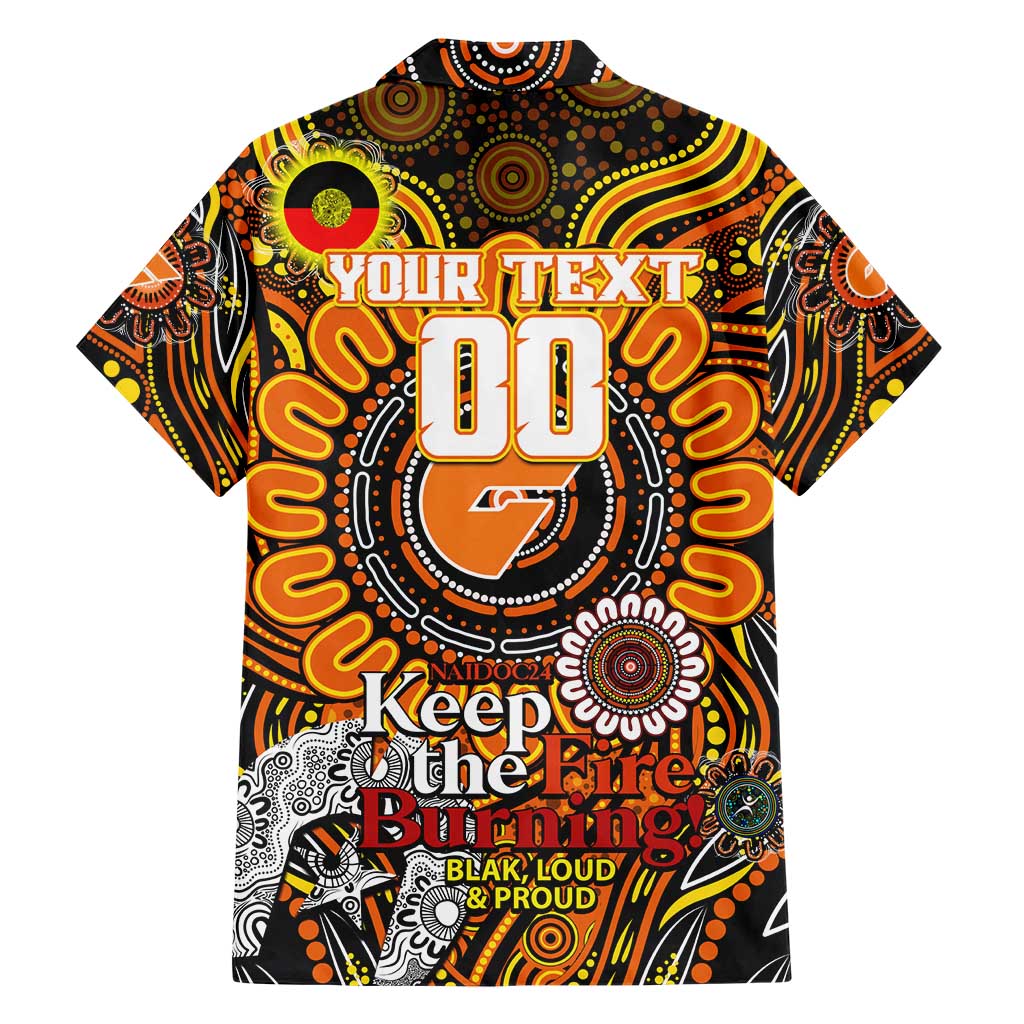 Custom GWS Giants NAIDOC Week 2024 Hawaiian Shirt Mascot Football - Vibe Hoodie Shop