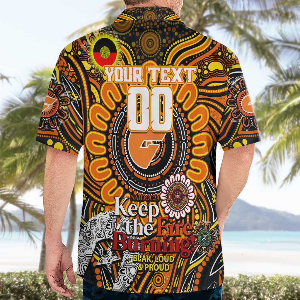 Custom GWS Giants NAIDOC Week 2024 Hawaiian Shirt Mascot Football - Vibe Hoodie Shop