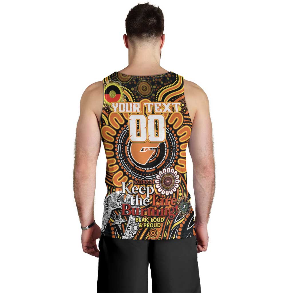 Custom GWS Giants NAIDOC Week 2024 Men Tank Top Mascot Football - Vibe Hoodie Shop