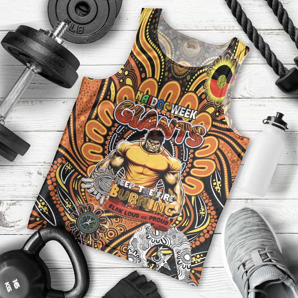 Custom GWS Giants NAIDOC Week 2024 Men Tank Top Mascot Football - Vibe Hoodie Shop