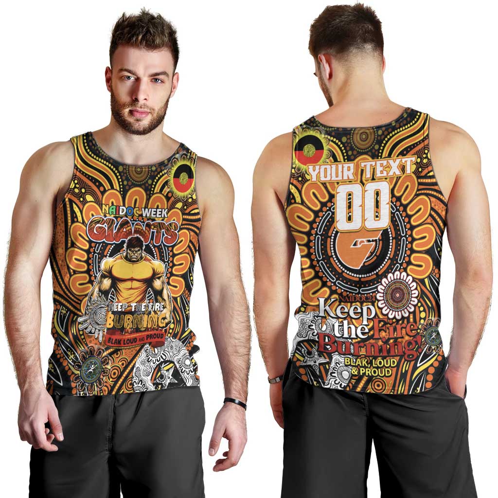 Custom GWS Giants NAIDOC Week 2024 Men Tank Top Mascot Football - Vibe Hoodie Shop